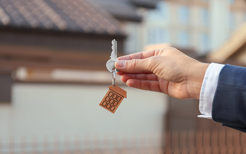 Keys to a new house after thorough home inspection services